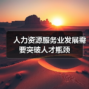 人力资源服务业发展需要突破人才瓶颈-图5 人力资源服务业发展需要突破人才瓶颈-图5