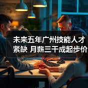未来五年广州技能人才紧缺 月薪三千成起步价-图5