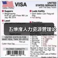 五维度人力资源管理论-图3 五维度人力资源管理论-图3