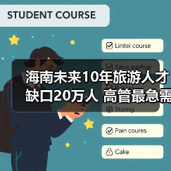 海南未来10年旅游人才缺口20万人 高管最急需-图5 海南未来10年旅游人才缺口20万人 高管最急需-图5