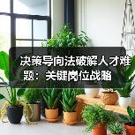 决策导向法破解人才难题:关键岗位战略-图6 决策导向法破解人才难题:关键岗位战略-图6