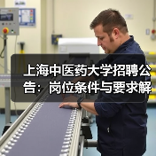 上海中医药大学招聘公告：岗位条件与要求解读-图4