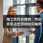 用工荒背后真相:劳动关系法定原则如何破局-图4 用工荒背后真相:劳动关系法定原则如何破局-图4