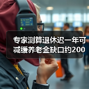 专家测算退休迟一年可减缓养老金缺口约200亿-图3 专家测算退休迟一年可减缓养老金缺口约200亿-图3