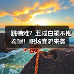 跳槽难？五成白领不抱希望！职场寒流来袭-图5