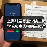 上海城建职业学院二级学院负责人招聘岗位详情解析-图5