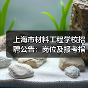 上海市材料工程学校招聘公告：岗位及报考指南-图5