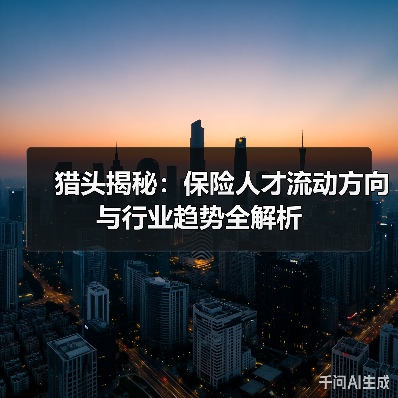 猎头揭秘:保险人才流动方向与行业趋势全解析-图6 猎头揭秘:保险人才流动方向与行业趋势全解析-图6