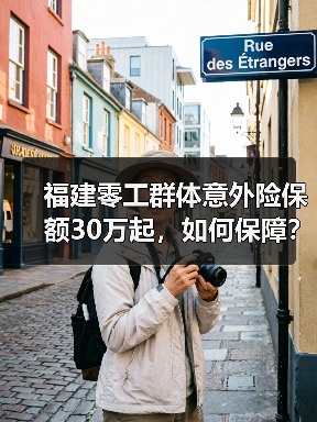 福建零工群体意外险保额30万起,如何保障?-图4 福建零工群体意外险保额30万起,如何保障?-图4
