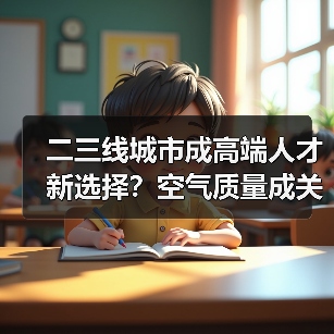 二三线城市成高端人才新选择？空气质量成关键因素-图6