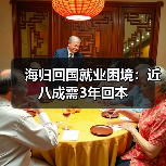 海归回国就业困境:近八成需3年回本-图4 海归回国就业困境:近八成需3年回本-图4