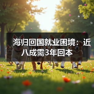 海归回国就业困境:近八成需3年回本-图3 海归回国就业困境:近八成需3年回本-图3