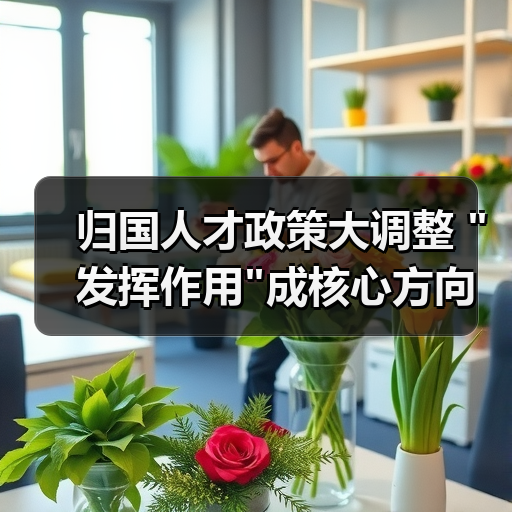 归国人才政策大调整 “发挥作用”成核心方向-图4 归国人才政策大调整 “发挥作用”成核心方向-图4