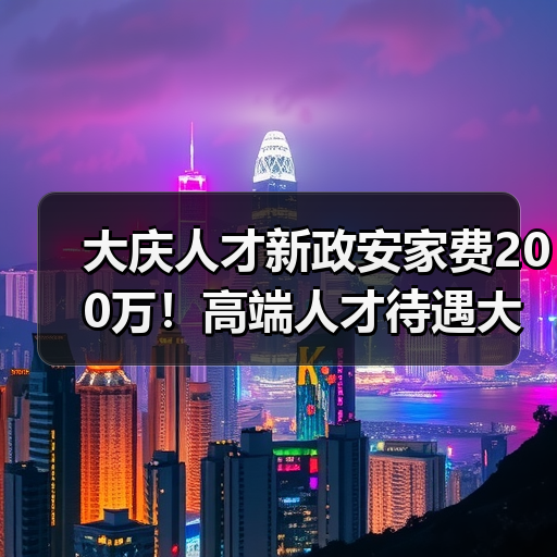 大庆人才新政安家费200万！高端人才待遇大幅升级-图5