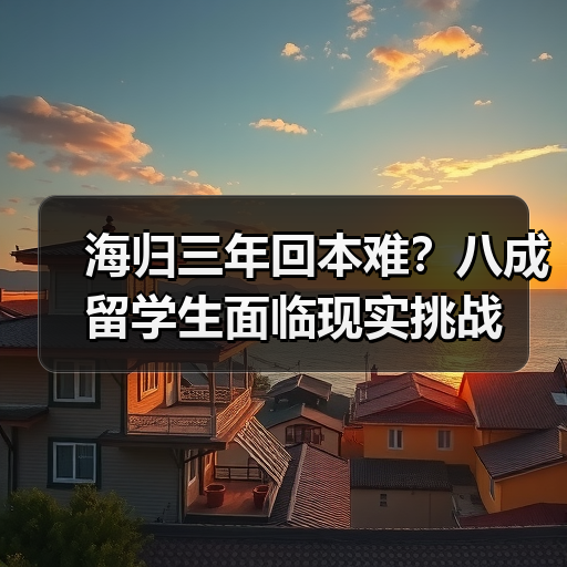 海归三年回本难?八成留学生面临现实挑战-图3 海归三年回本难?八成留学生面临现实挑战-图3