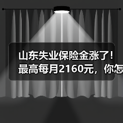 山东失业保险金涨了！最高每月2160元，你怎么看？-图4