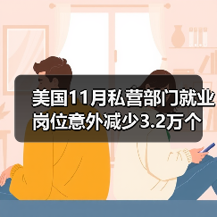 美国11月私营部门就业岗位意外减少3.2万个-图4