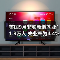 美国9月非农新增就业11.9万人 失业率为4.4%-图5 美国9月非农新增就业11.9万人 失业率为4.4%-图5