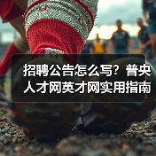 招聘公告怎么写？普央人才网英才网实用指南2026-图4